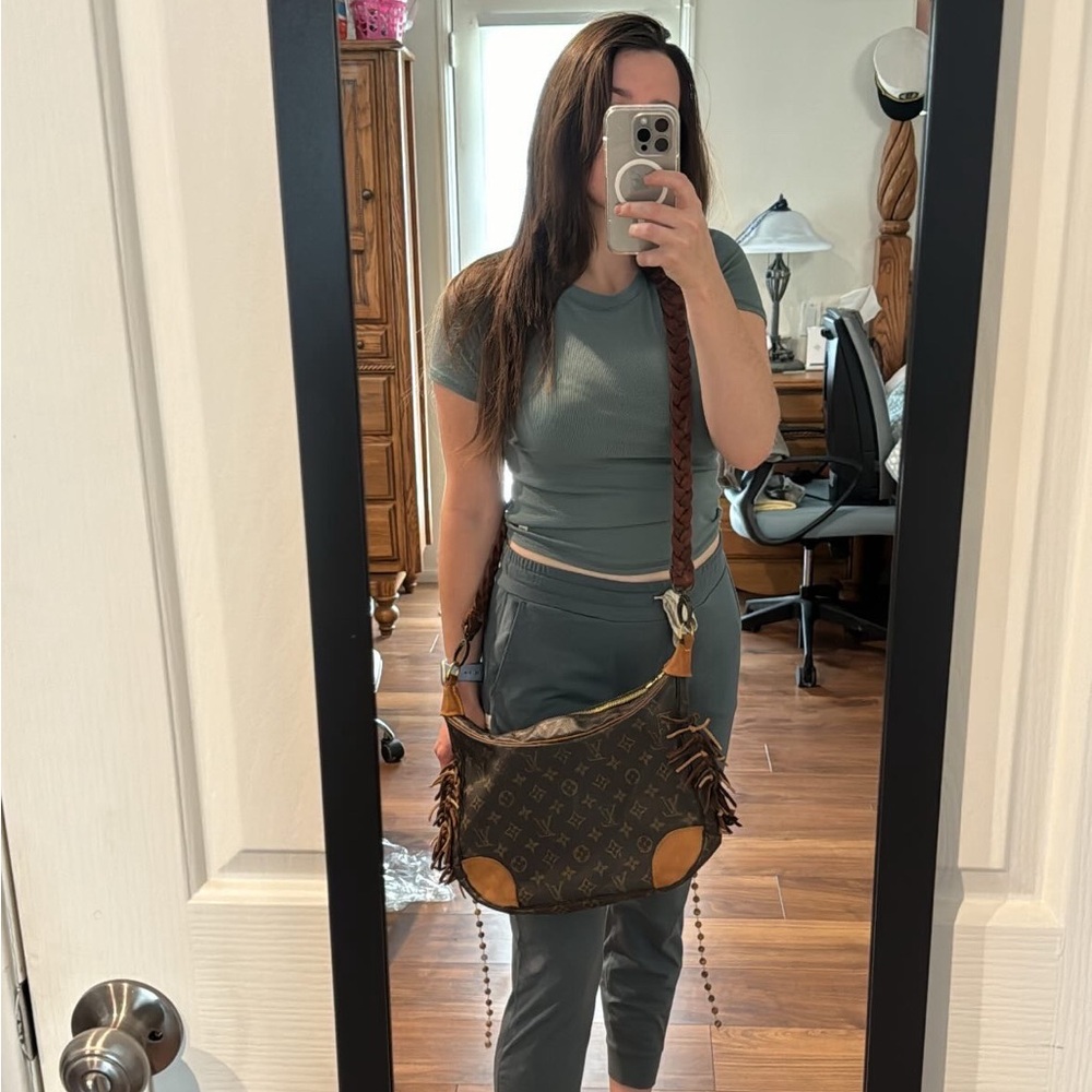 Vintage Boho fringe Louis Vuitton bag